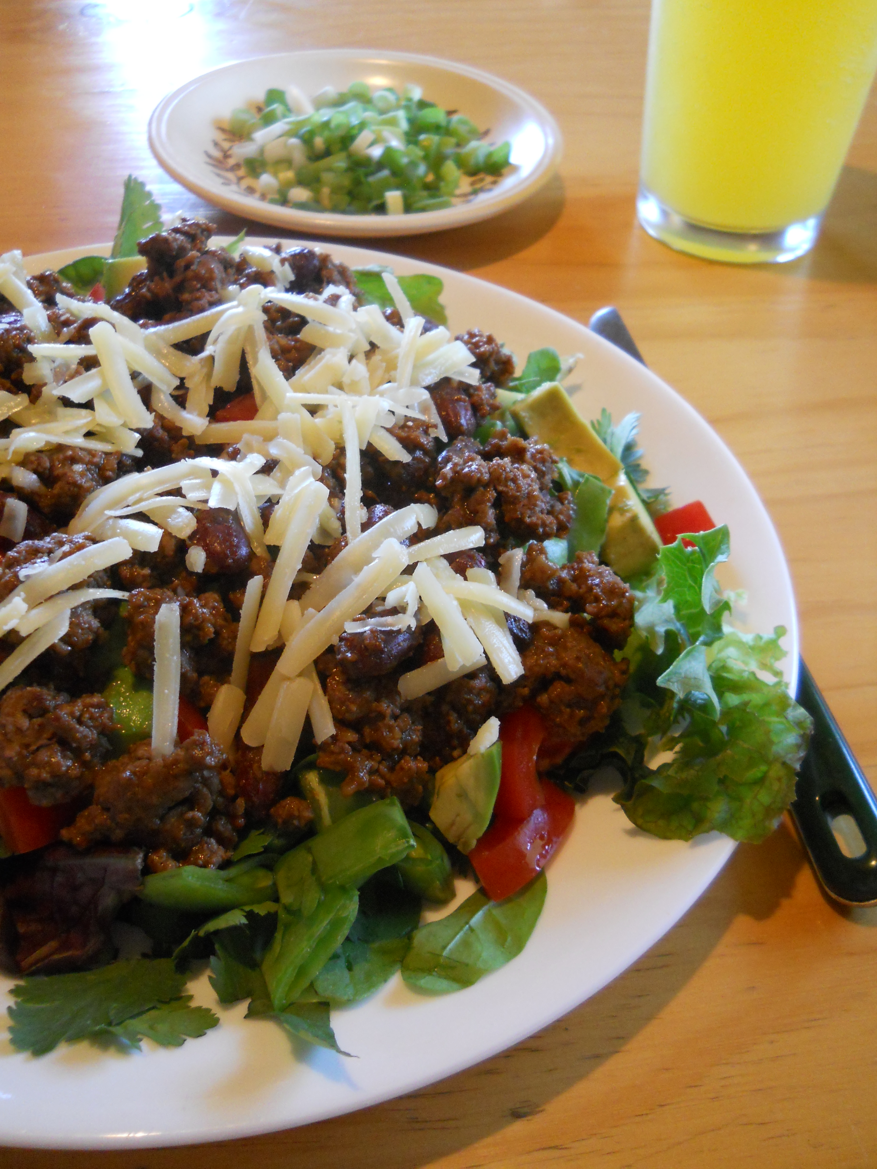 Aussie Sunset And Kangaroo Taco Salad Ramblingtart